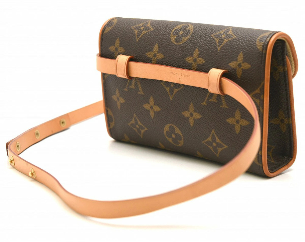 Louis Vuitton Waist Monogram Pochette Hip Clutch Bag Florentine Strap